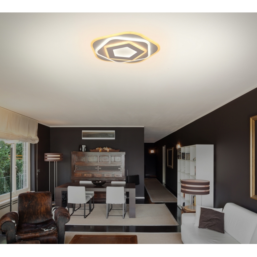 Brilagi - LED Димируем плафон MODERN MINI LED/53W/230V 3000/4000/6000K Ø 30 см + дистанционно управление