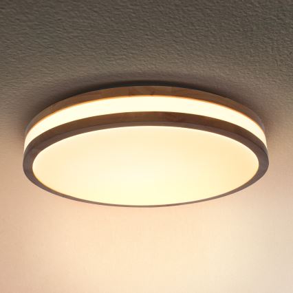 Brilagi - LED Плафониера MOLINA LED/24W/230V дъб Ø 29 см