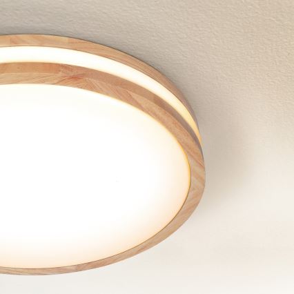 Brilagi - LED Плафониера MOLINA LED/24W/230V дъб Ø 29 см
