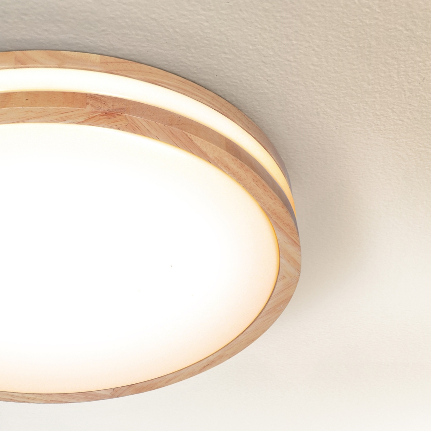 Brilagi - LED Плафониера MOLINA LED/24W/230V дъб Ø 29 см