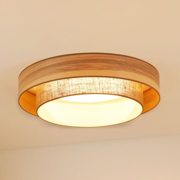 Brilagi - LED Плафониера MONTANA BOHO LED/26W/230V Ø 60 см кафяв