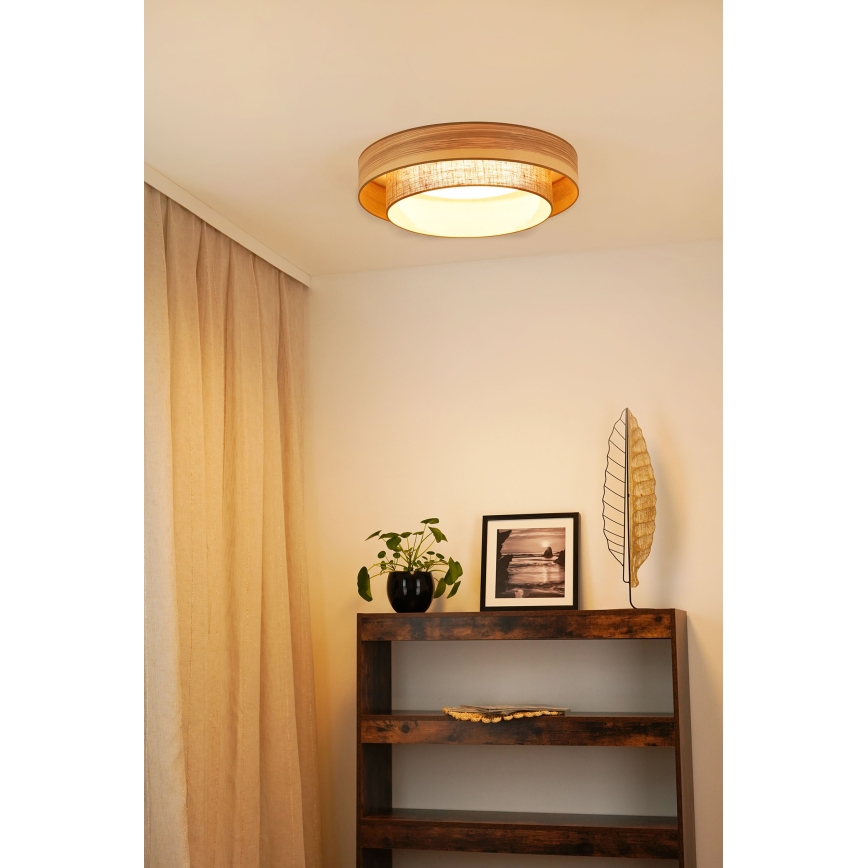 Brilagi - LED Плафониера MONTANA BOHO LED/26W/230V Ø 60 см кафяв