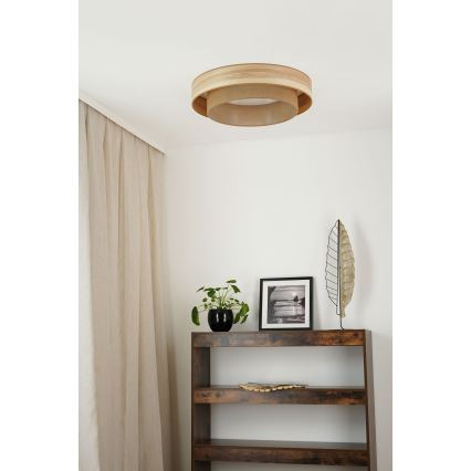 Brilagi - LED Плафониера MONTANA BOHO LED/26W/230V Ø 60 см кафяв