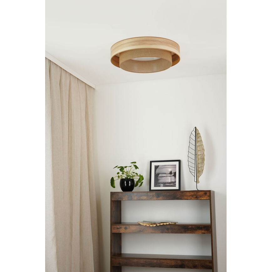 Brilagi - LED Плафониера MONTANA BOHO LED/26W/230V Ø 60 см кафяв
