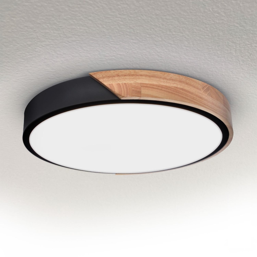 Brilagi - LED Плафониера PILANA LED/24W/230V дъб Ø 30 см