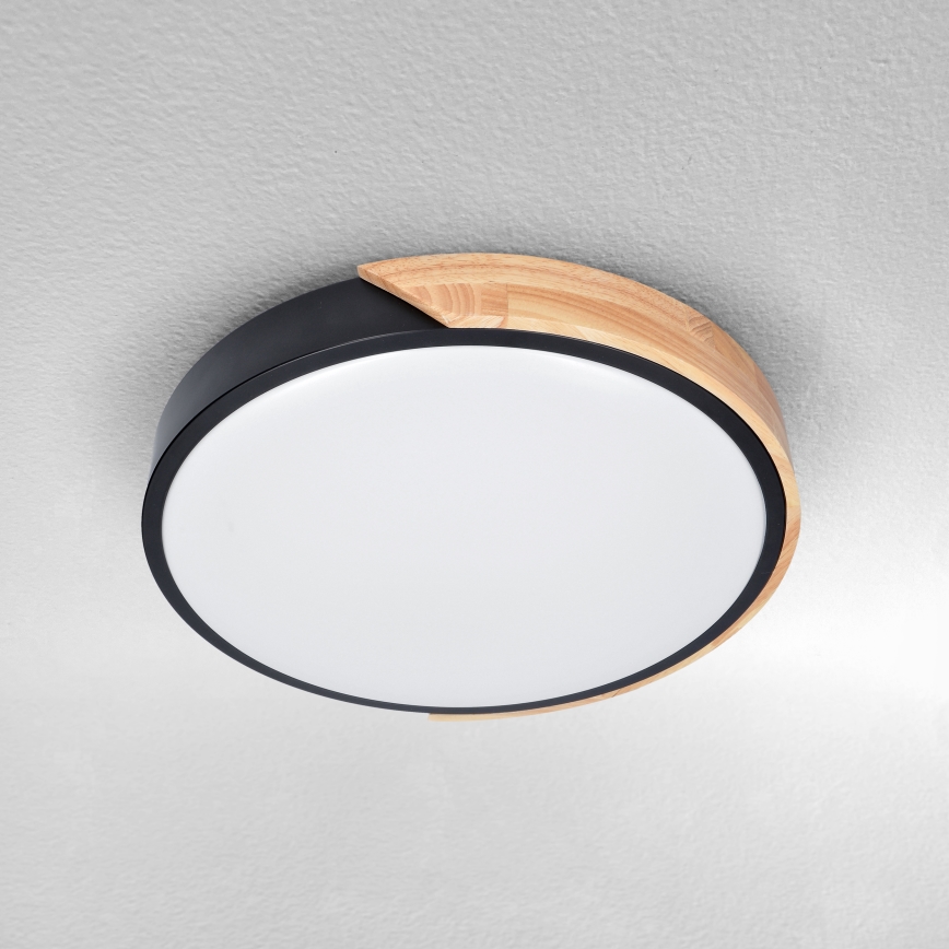 Brilagi - LED Плафониера PILANA LED/24W/230V дъб Ø 30 см