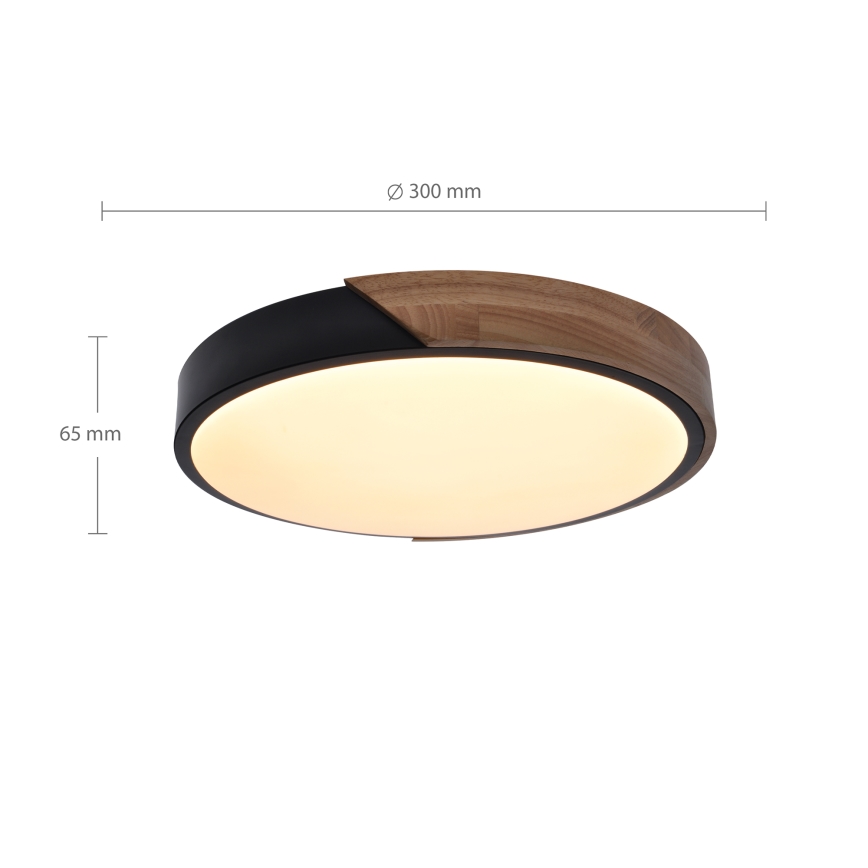 Brilagi - LED Плафониера PILANA LED/24W/230V дъб Ø 30 см