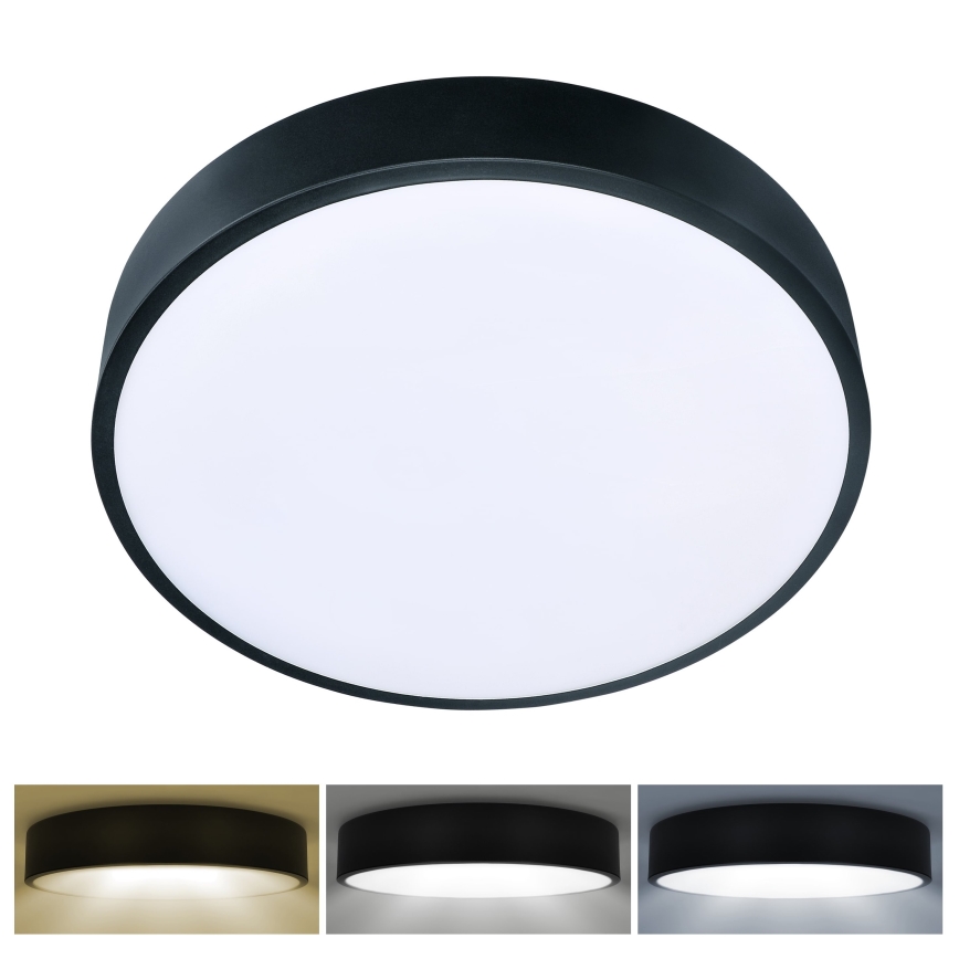 Brilagi - LED Плафониера POOL LED/36W/230V 3000/4000/6000K д. 30 см черен