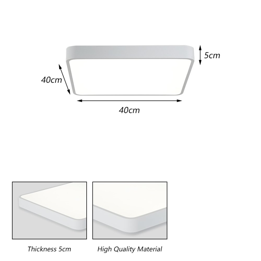 Brilagi - LED Плафониера POOL LED/36W/230V 3000/4500/6000K 40x40 см бял