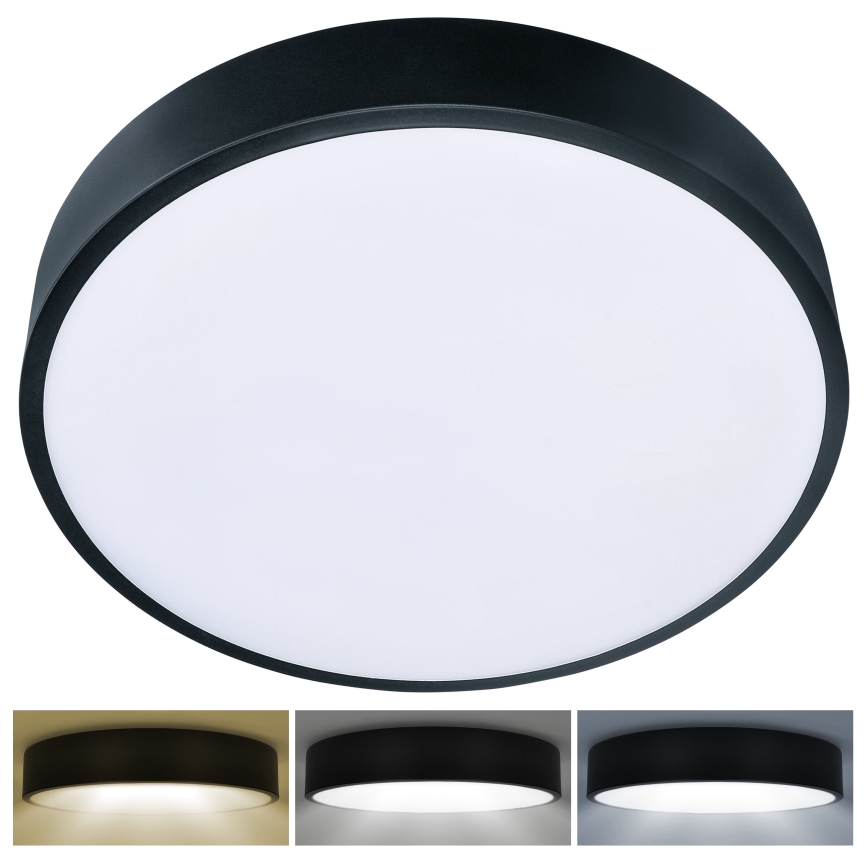 Brilagi - LED Плафониера POOL LED/48W/230V 3000/4000/6000K д. 40 см черен
