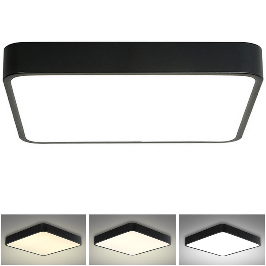 Brilagi - LED Плафониера POOL LED/48W/230V 3000/4500/6000K 50x50 см черен