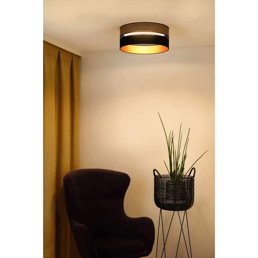 Brilagi - LED Плафониера ROYAL LED/24W/230V Ø 45 см черен/златист