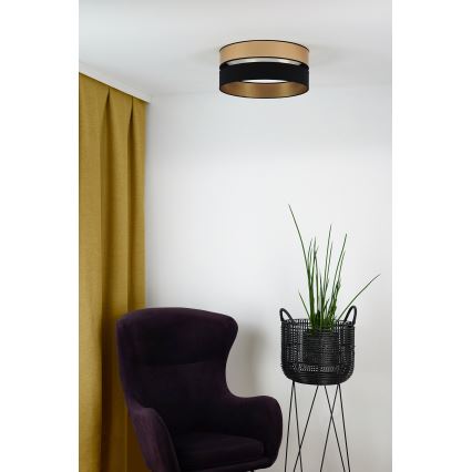 Brilagi - LED Плафониера ROYAL LED/24W/230V Ø 45 см черен/златист