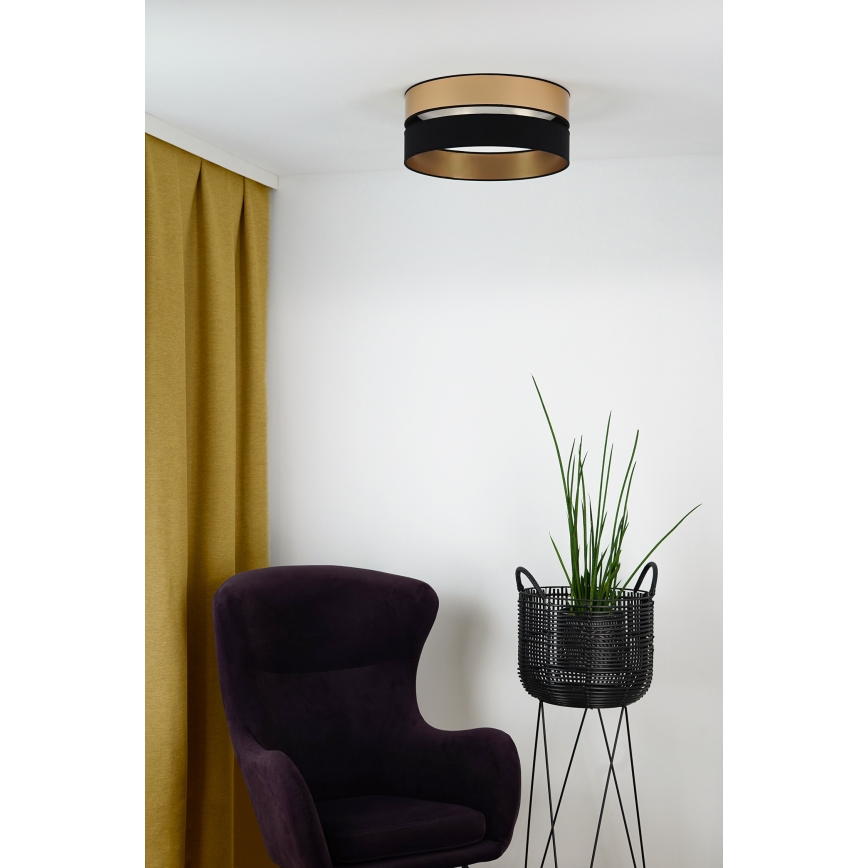Brilagi - LED Плафониера ROYAL LED/24W/230V Ø 45 см черен/златист