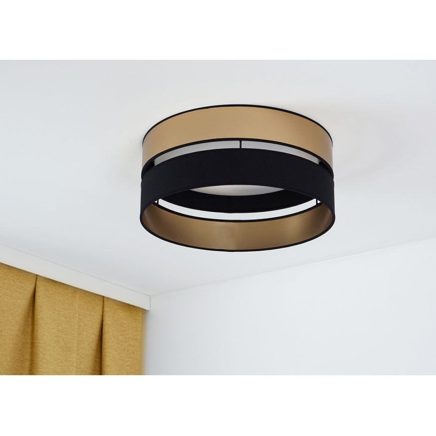 Brilagi - LED Плафониера ROYAL LED/24W/230V Ø 45 см черен/златист