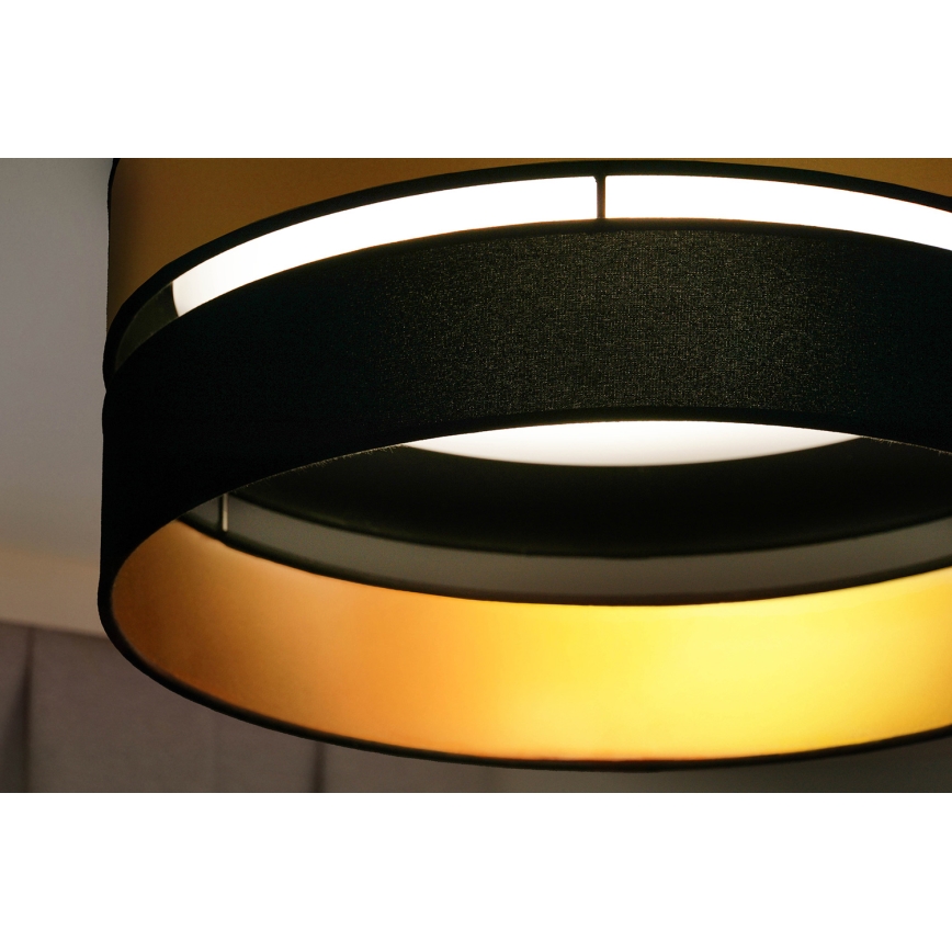 Brilagi - LED Плафониера ROYAL LED/24W/230V Ø 45 см черен/златист