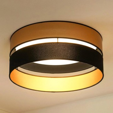 Brilagi - LED Плафониера ROYAL LED/24W/230V Ø 45 см черен/златист