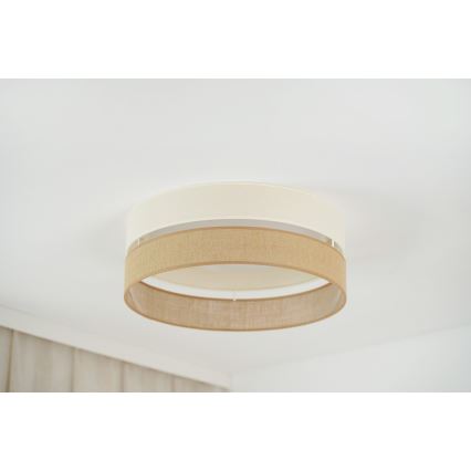 Brilagi - LED Плафониера ROYAL YUTE LED/24W/230V Ø 45 см бежов/кремав