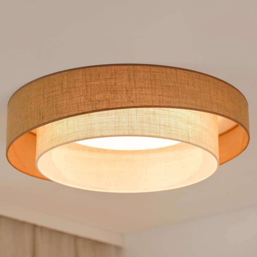 Brilagi - LED Плафониера SHINE LED/24W/230V Ø 60 см бежов/кремав