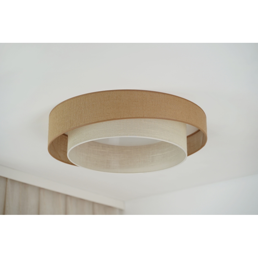 Brilagi - LED Плафониера SHINE LED/24W/230V Ø 60 см бежов/кремав