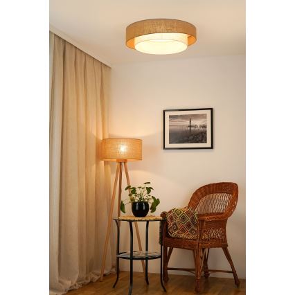 Brilagi - LED Плафониера SHINE LED/24W/230V Ø 60 см бежов/кремав