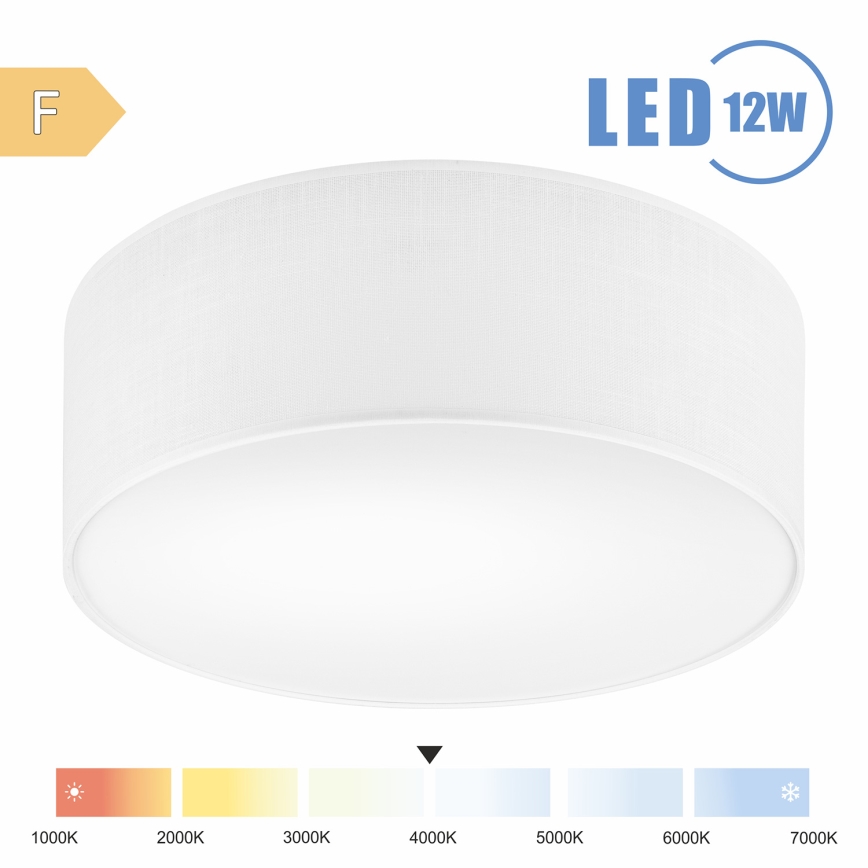 Brilagi - LED Плафониера SIRIJA LED/12W/230V Ø 35 см бял