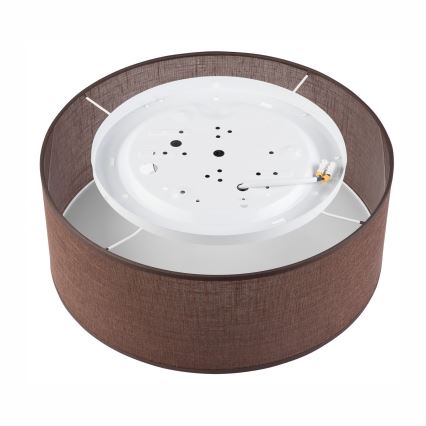 Brilagi - LED Плафониера SIRIJA LED/12W/230V Ø 35 см кафяв
