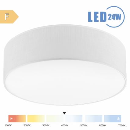 Brilagi - LED Плафониера SIRIJA LED/24W/230V Ø 45 см бял