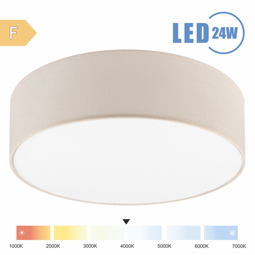 Brilagi - LED Плафониера SIRIJA LED/24W/230V Ø 45 см кремав