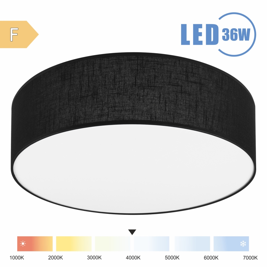 Brilagi - LED Плафониера SIRIJA LED/36W/230V Ø 45 см черен