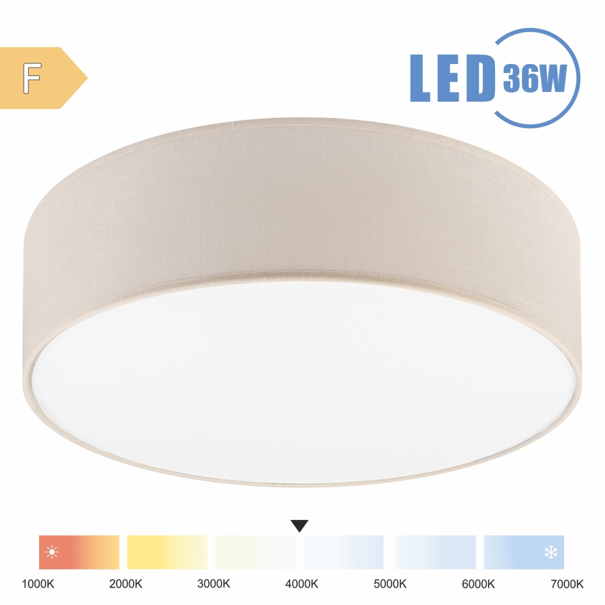 Brilagi - LED Плафониера SIRIJA LED/36W/230V Ø 45 см кремав