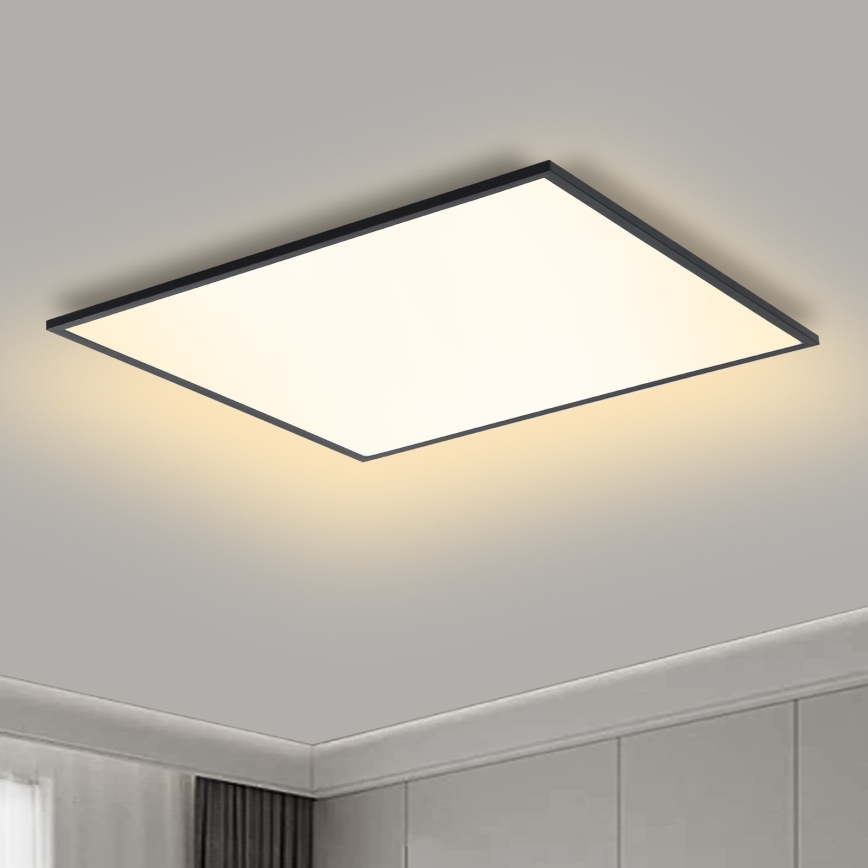 Brilagi - LED Плафониера SLIMFRAME LED/58W/230V 60x60 см черен