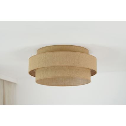 Brilagi - LED Плафониера SPACE YUTE LED/12W/230V Ø 50 см 3000K/4000K/6400K бежов