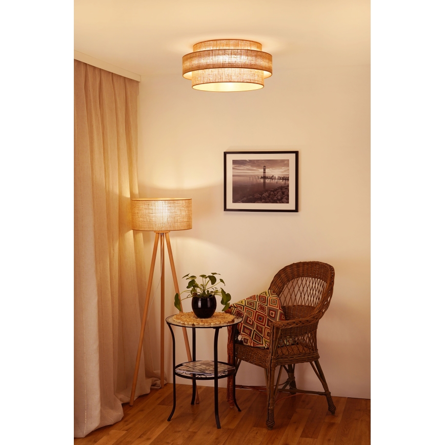 Brilagi - LED Плафониера SPACE YUTE LED/12W/230V Ø 50 см 3000K/4000K/6400K бежов