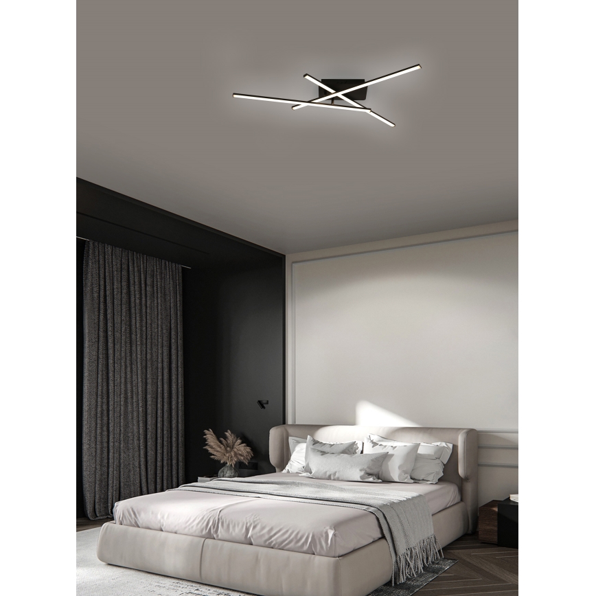 Brilagi - LED Плафониера STRIPES LED/30W/230V черен