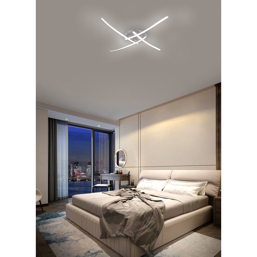 Brilagi - LED Плафониера STRIPES LED/32W/230V сребрист
