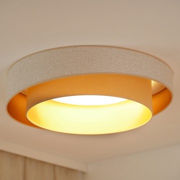 Brilagi - LED Плафониера VEGAS SHINE LED/24W/230V Ø 60 см бежов/кремав