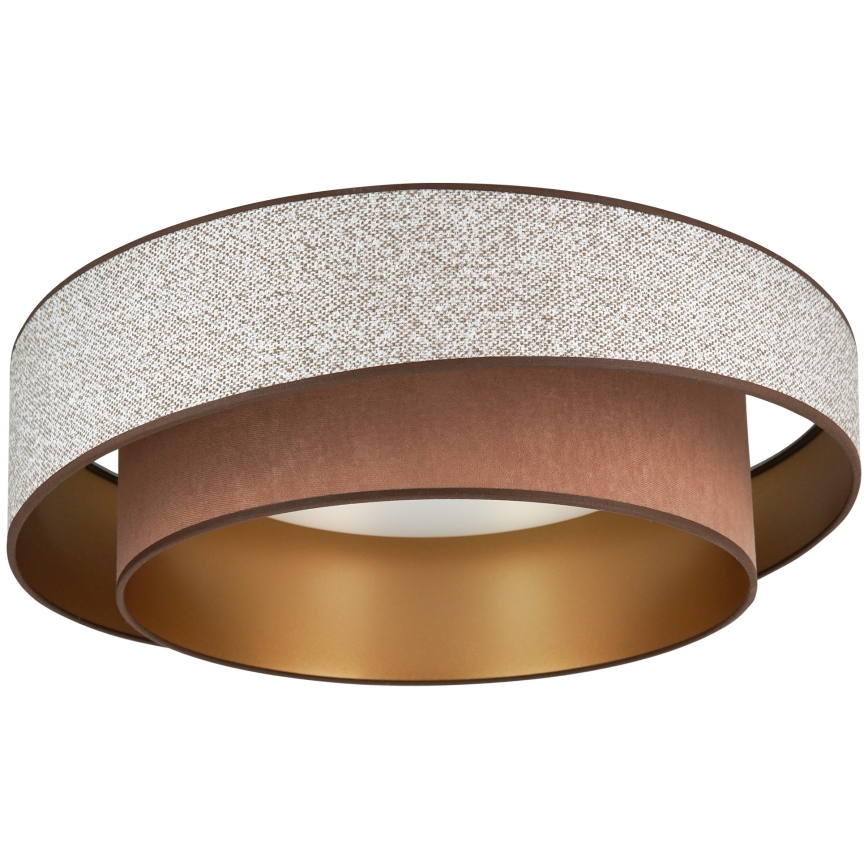 Brilagi - LED Плафониера VEGAS SHINE LED/24W/230V Ø 60 см кафяв