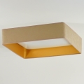 Brilagi - LED Плафониера VELVET SQUARE LED/24W/230V бежов