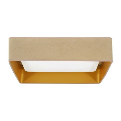 Brilagi - LED Плафониера VELVET SQUARE LED/24W/230V бежов