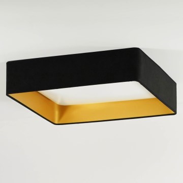 Brilagi - LED Плафониера VELVET SQUARE LED/24W/230V черен