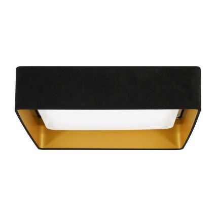 Brilagi - LED Плафониера VELVET SQUARE LED/24W/230V черен
