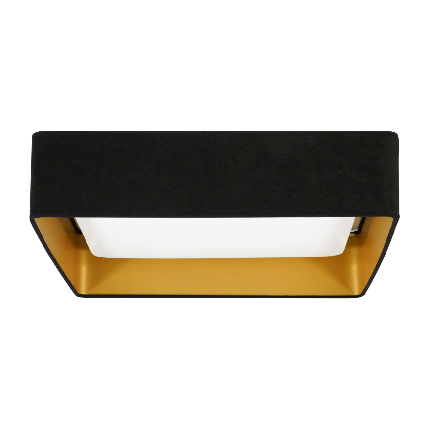 Brilagi - LED Плафониера VELVET SQUARE LED/24W/230V черен