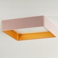 Brilagi - LED Плафониера VELVET SQUARE LED/24W/230V розов