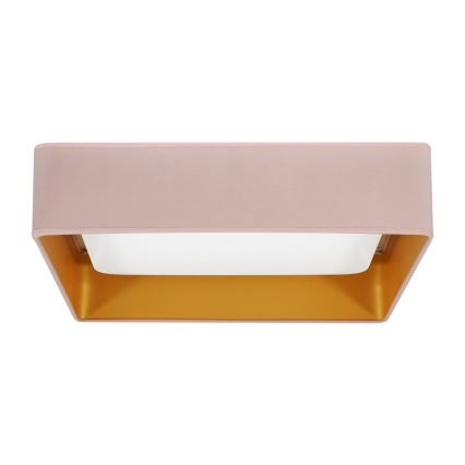 Brilagi - LED Плафониера VELVET SQUARE LED/24W/230V розов