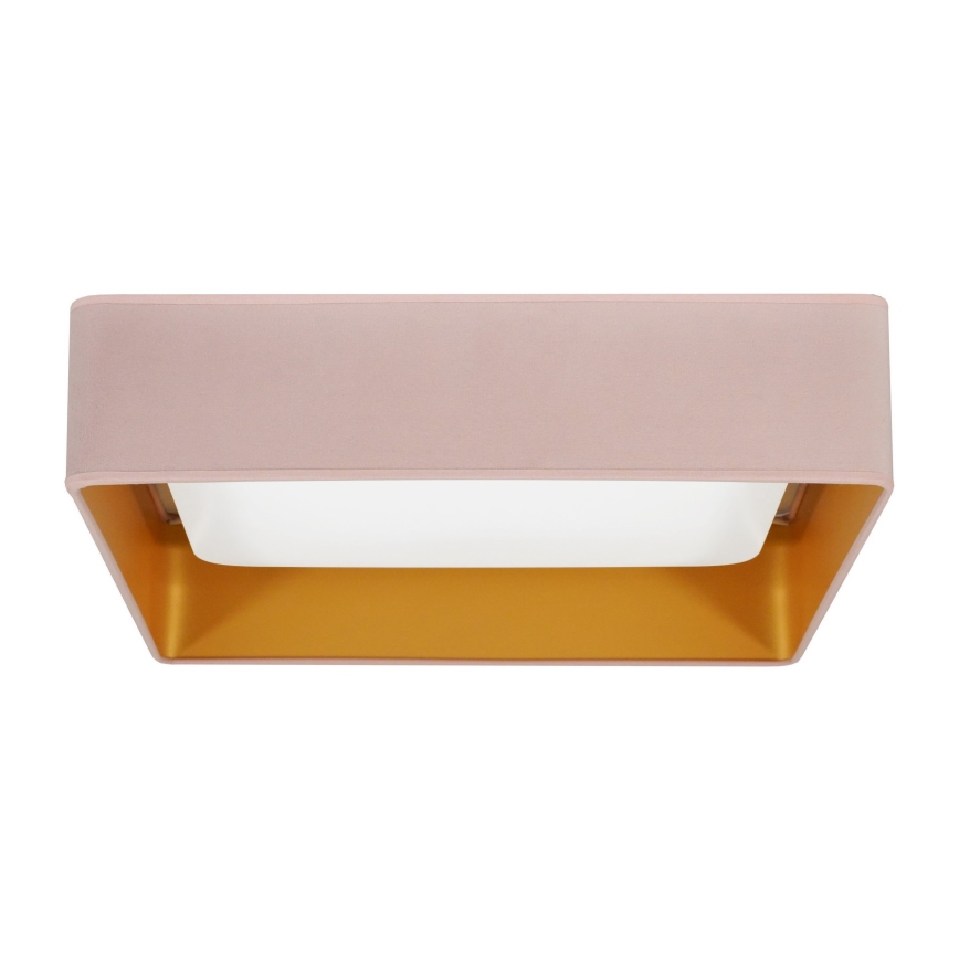 Brilagi - LED Плафониера VELVET SQUARE LED/24W/230V розов
