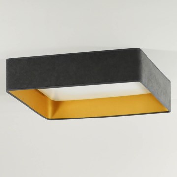 Brilagi - LED Плафониера VELVET SQUARE LED/24W/230V сив