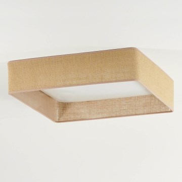 Brilagi - LED Плафониера VELVET SQUARE LED/24W/230V кафяв