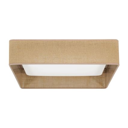 Brilagi - LED Плафониера VELVET SQUARE LED/24W/230V кафяв