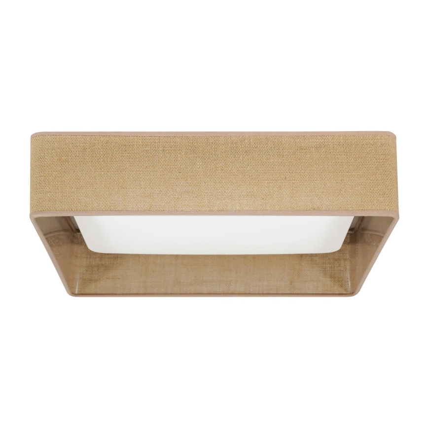 Brilagi - LED Плафониера VELVET SQUARE LED/24W/230V кафяв